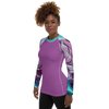 Women's Water Colors Performance Rash Guard UPF 40+