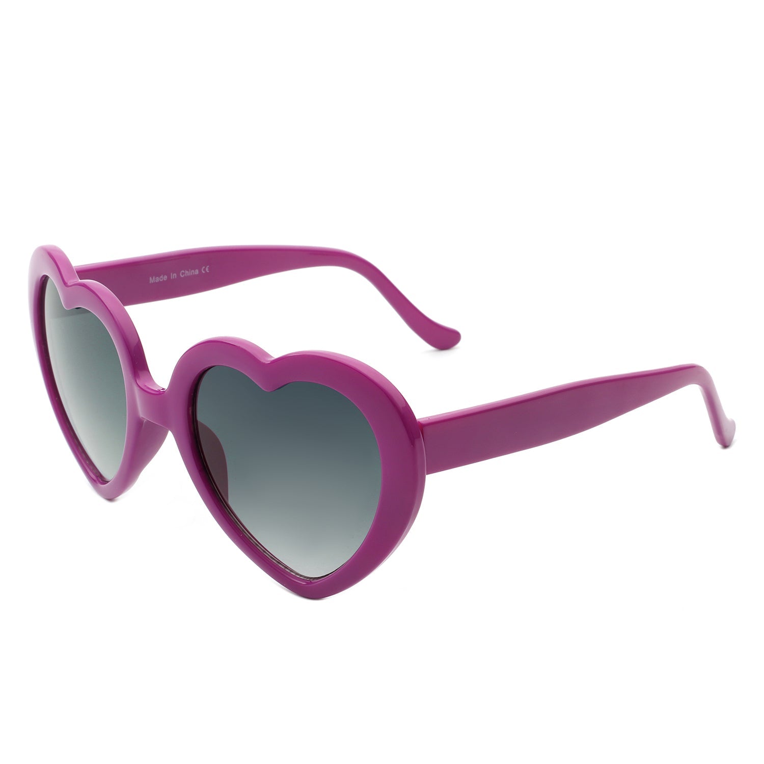 Glowlily - Playful Mod Clout Women Heart Shape Fashion Sunglasses