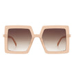 Luminova - Square Oversize Flat Top Fashion Women Sunglasses