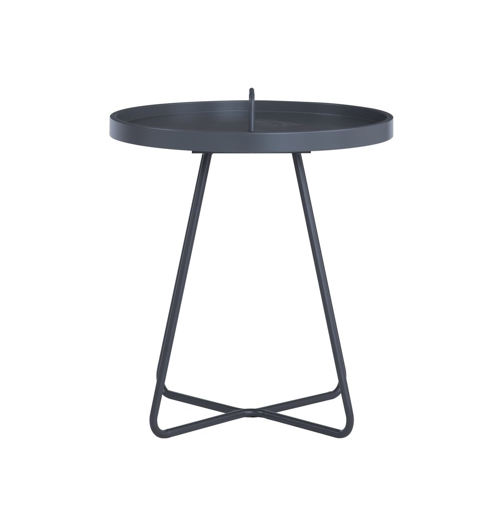 Table basse ronde Jax - Gris