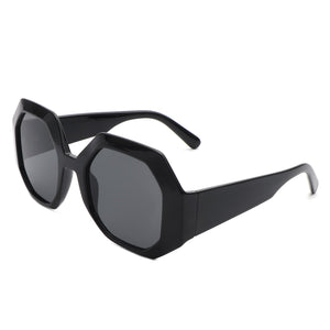 Diamorex - Retro Classic Polygon Round Fashion Women Sunglasses