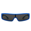 Orion - Futuristic Wrap Around Fashion Rectangle Shield Sunglasses