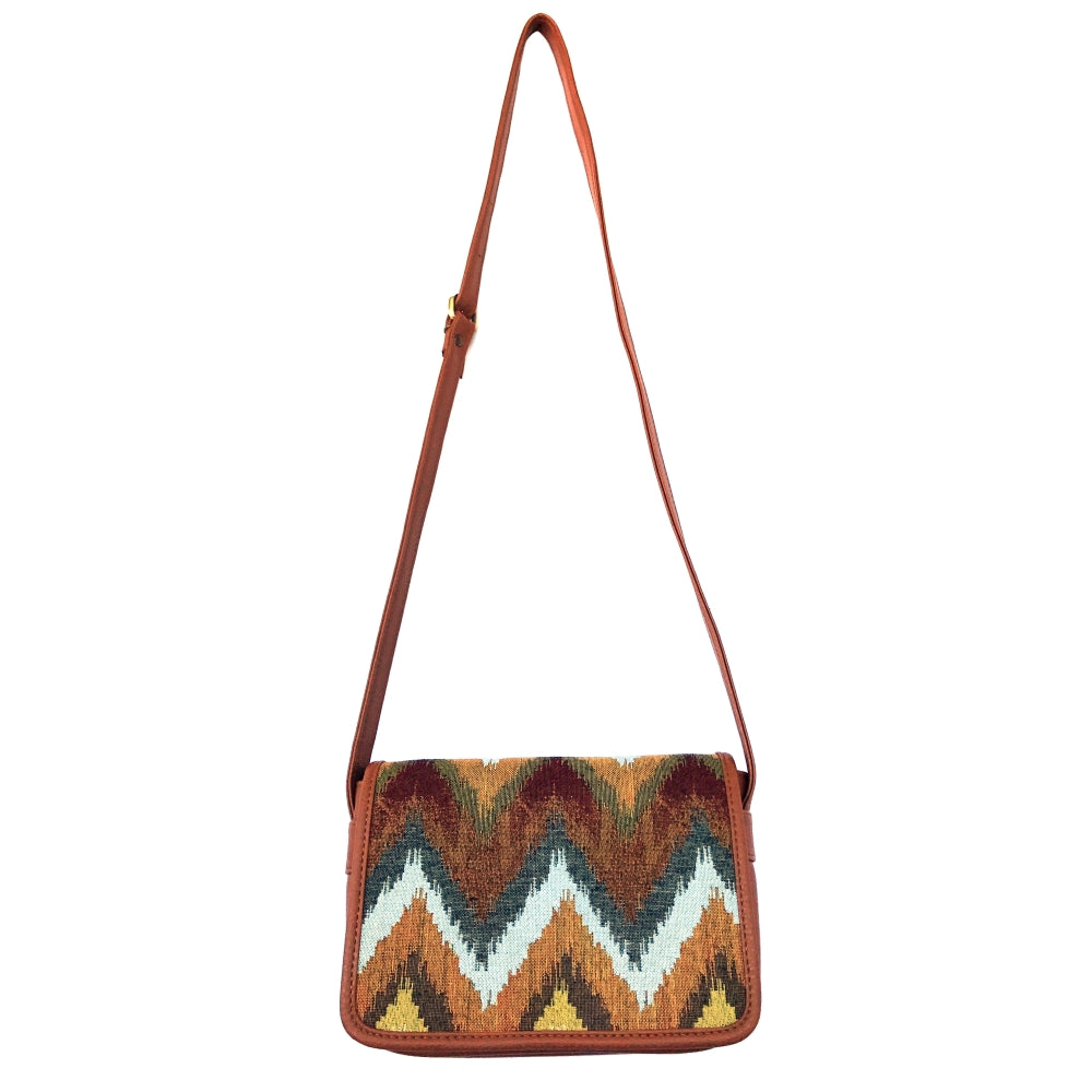 Sac messager Jungle Chevron 10