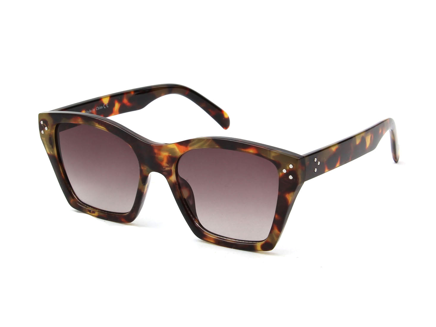 Demopolis | Women Square Retro Cat Eye Fashion Sunglasses