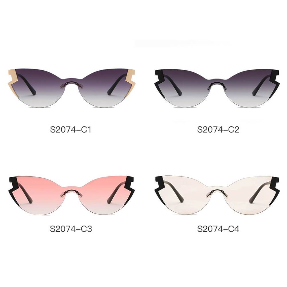 DECATUR | Women Fashion Oversize Cat Eye Sunglasses