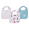 Dandelions Bamboo Muslin Snap Bibs 3PK