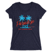 Women's Palm Trees Are My Paradise Customizable Triblend (Personalize This!)