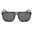 NAPA | Retro Vintage Flat Brow Bar Polarized Square Fashion Sunglasses