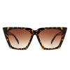 Flarebit - Women Cat Eye Retro Oversize Fashion Square Sunglasses