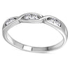 Clear CZ Sterling Silver Ring