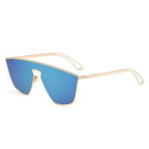 BEVERLY | Women Square Futuristic Flat Lens Sunglasses