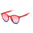 CROSBY | Unisex Fashion Retro Round Horn Rimmed Sunglasses