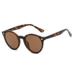 CROSBY | Unisex Fashion Retro Round Horn Rimmed Sunglasses