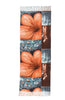 Orange Flower Print Scarf