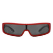 Orion - Futuristic Wrap Around Fashion Rectangle Shield Sunglasses