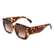 Solstice - Retro Women Geometric Tinted Cat Eye Fashion Sunglasses