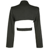 Kaida Cross Split Long Sleeve Jacket