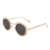 Moonmist - Fashion Circle Geometric Round Futuristic Fashion Sunglasses