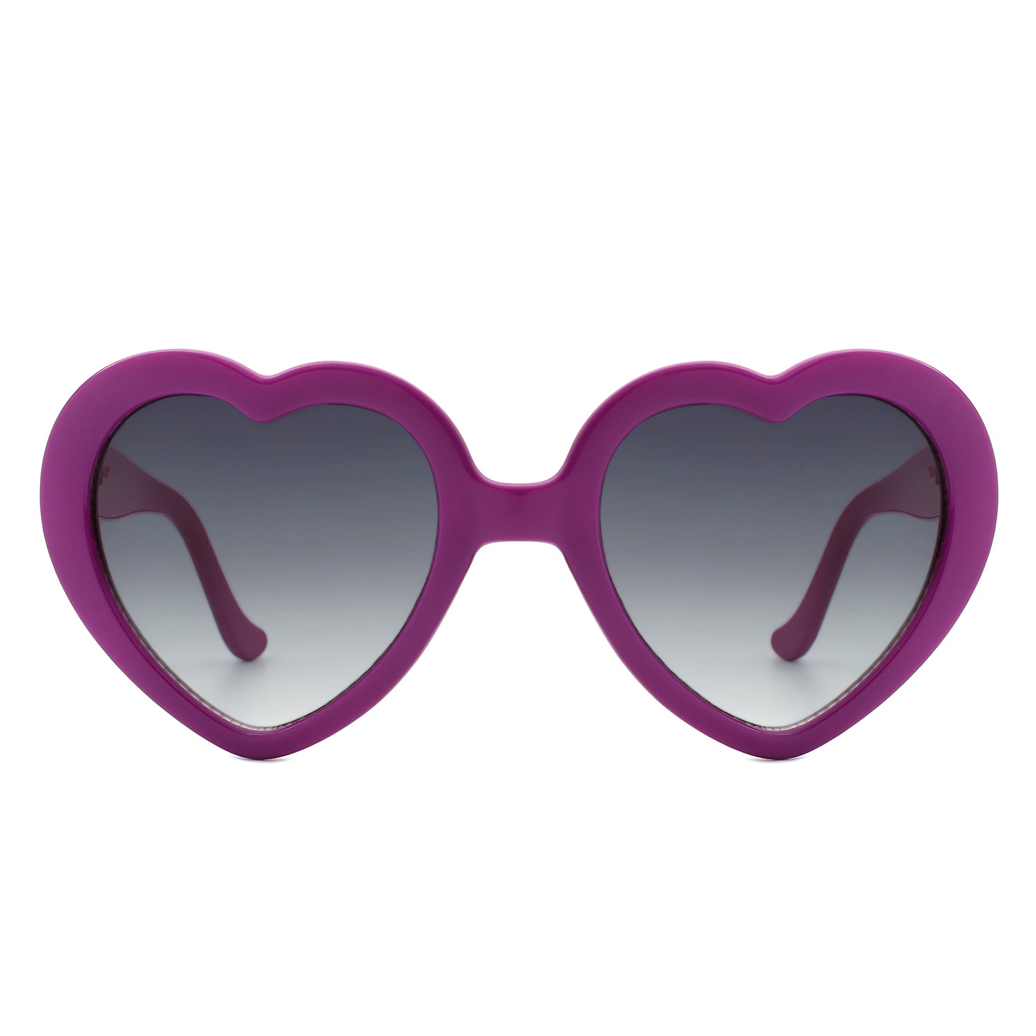 Glowlily - Playful Mod Clout Women Heart Shape Fashion Sunglasses