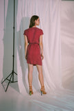 Pragma Wrap Dress in Claret