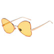 LINDSAY | Women Oversized Rounded Butterfly Fashion Sunglasses