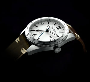 SSC-101 24h GMT, All Stainless Steel & Cream