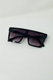 Oversized Squared 70´s Sunglasses in Black