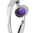 Amethyst Stone Sterling Silver Ring