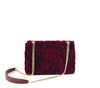 Broadway - Maroon Vegan Shoulder Bag