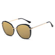 BROOKVILLE | Women Round Cat Eye Oversize Sunglasses