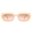 Wonderia - Rectangle Narrow Retro Slim Square Fashion Sunglasses