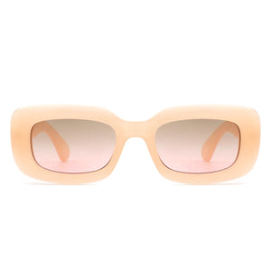 Wonderia - Rectangle Narrow Retro Slim Square Fashion Sunglasses