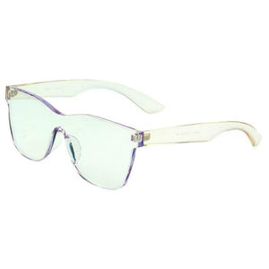 LEMOORE | Retro Flat Lens Candy Color Square Rimless