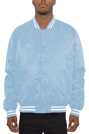 Classic Varsity Windbreaker Bomber Jacket