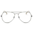 ENID - Trendy Aviator Clear Glasses Lens Sun Glasses