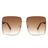 Evangely - Classic Square Tinted Fashion Oversize Women Sunglasses