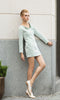 In the Mood to Chill Suit Dress in Pastel Green