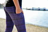 Purple Tribal - Pocket Tights