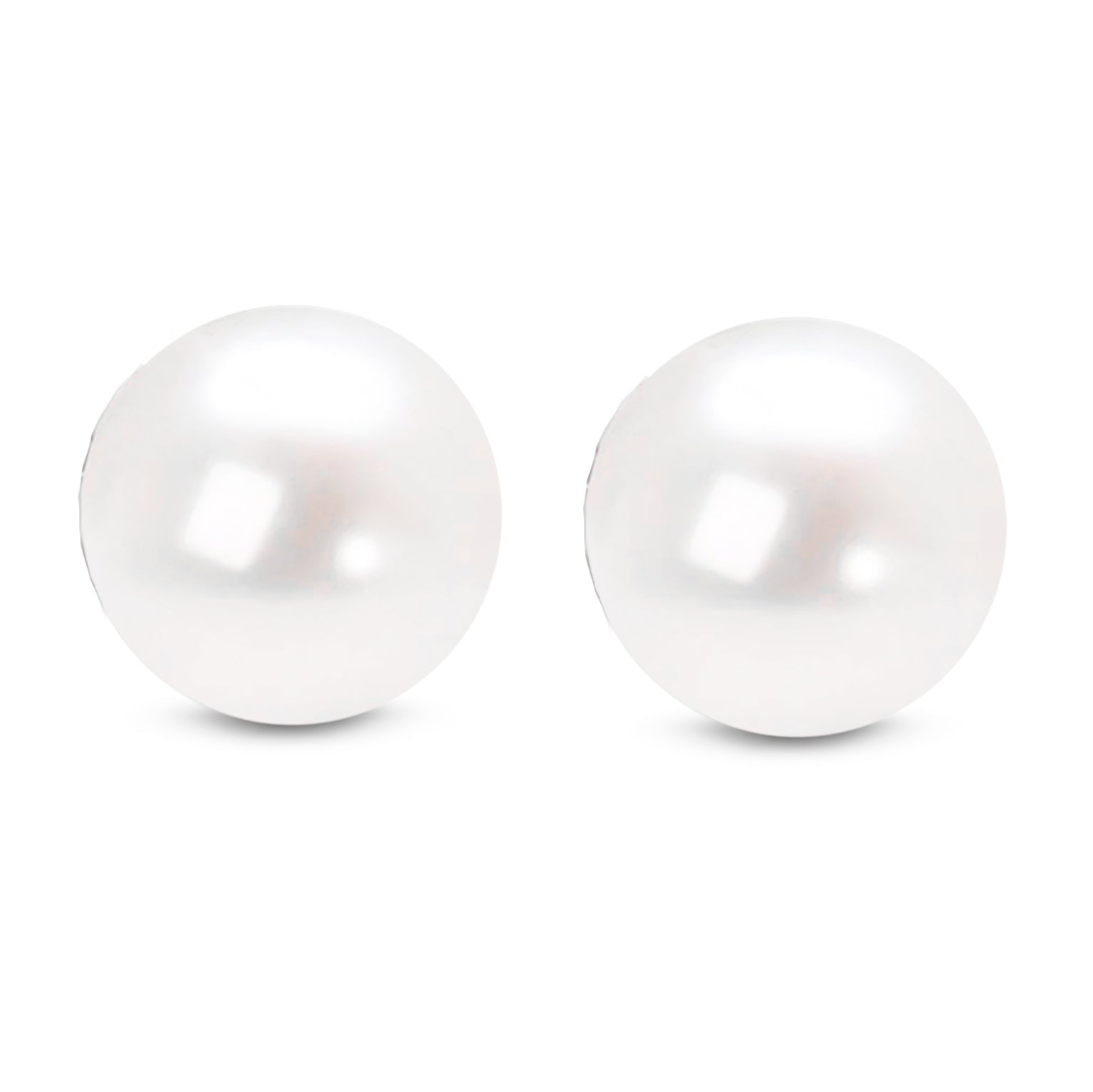 14K Gold Round White Saltwater Akoya Cultured Pearl