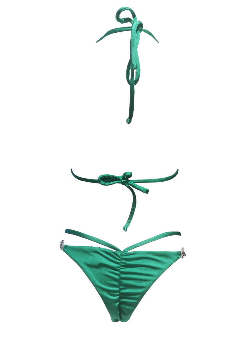 Shanel Triangle Top & Tango Bottom - Green