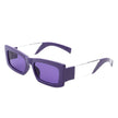 Horizonx - Retro Rectangle Narrow Fashion Slim Vintage Square Sunglasses