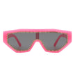 Goldleaf - Geometric Glitter Square Fashion Women Sunglasses