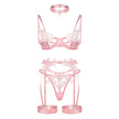 Sensual Lingerie Open Bra See Through Fancy Underwear Luxury Lace Exotic Sets Ellolace