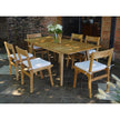 ROSSIO - ICOO 9 Pieces Teak Extendable Patio Dining Set