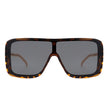 Wildwind - Square Fashion Flat Top Oversize Retro Sunglasses