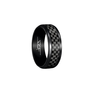 SLATE Real Carbon Fiber Ring (BLACK)