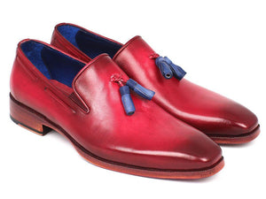 Paul Parkman Mocassins à pampilles pour hommes Bordeaux (ID#5141BUR)