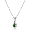 Solitaire diamant de couleur traité en argent sterling .925 18