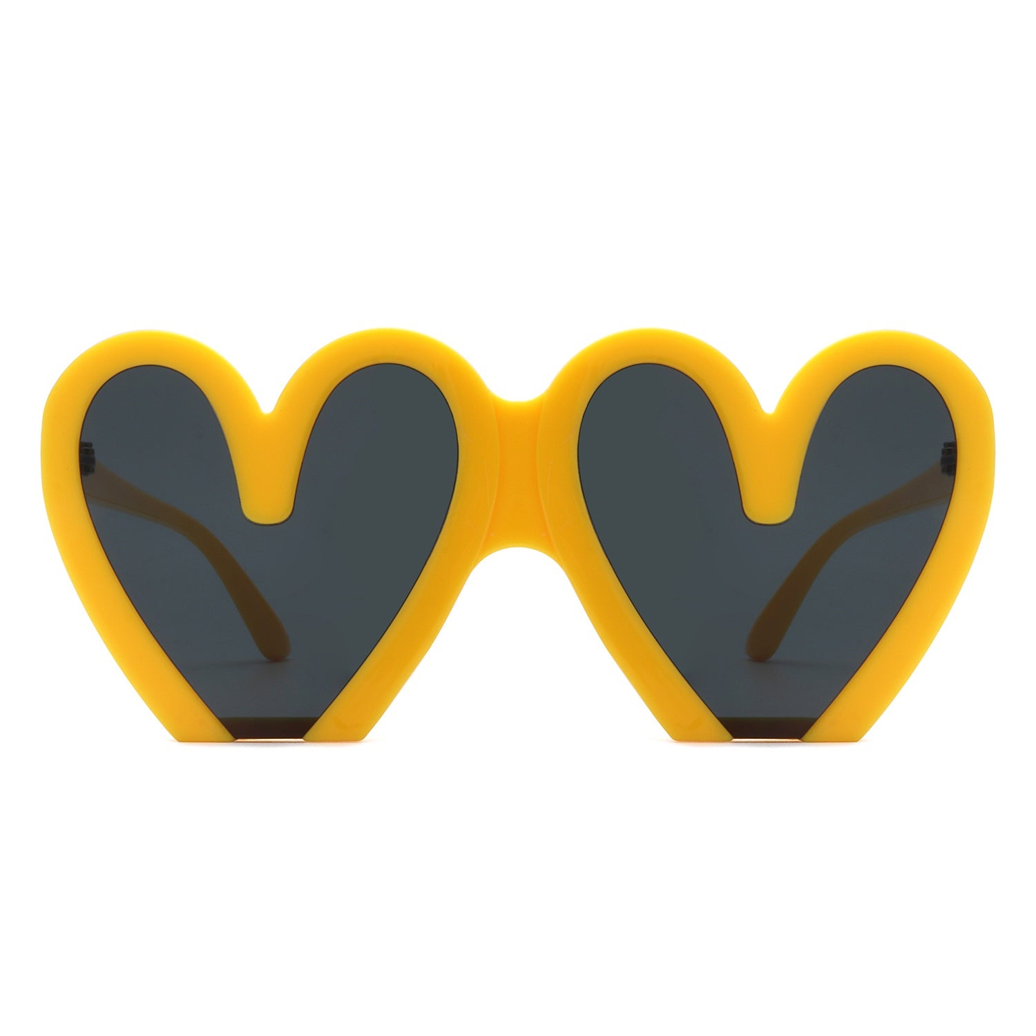 Skylette - Heart Shaped Oversized Party Fashion Sunglasses