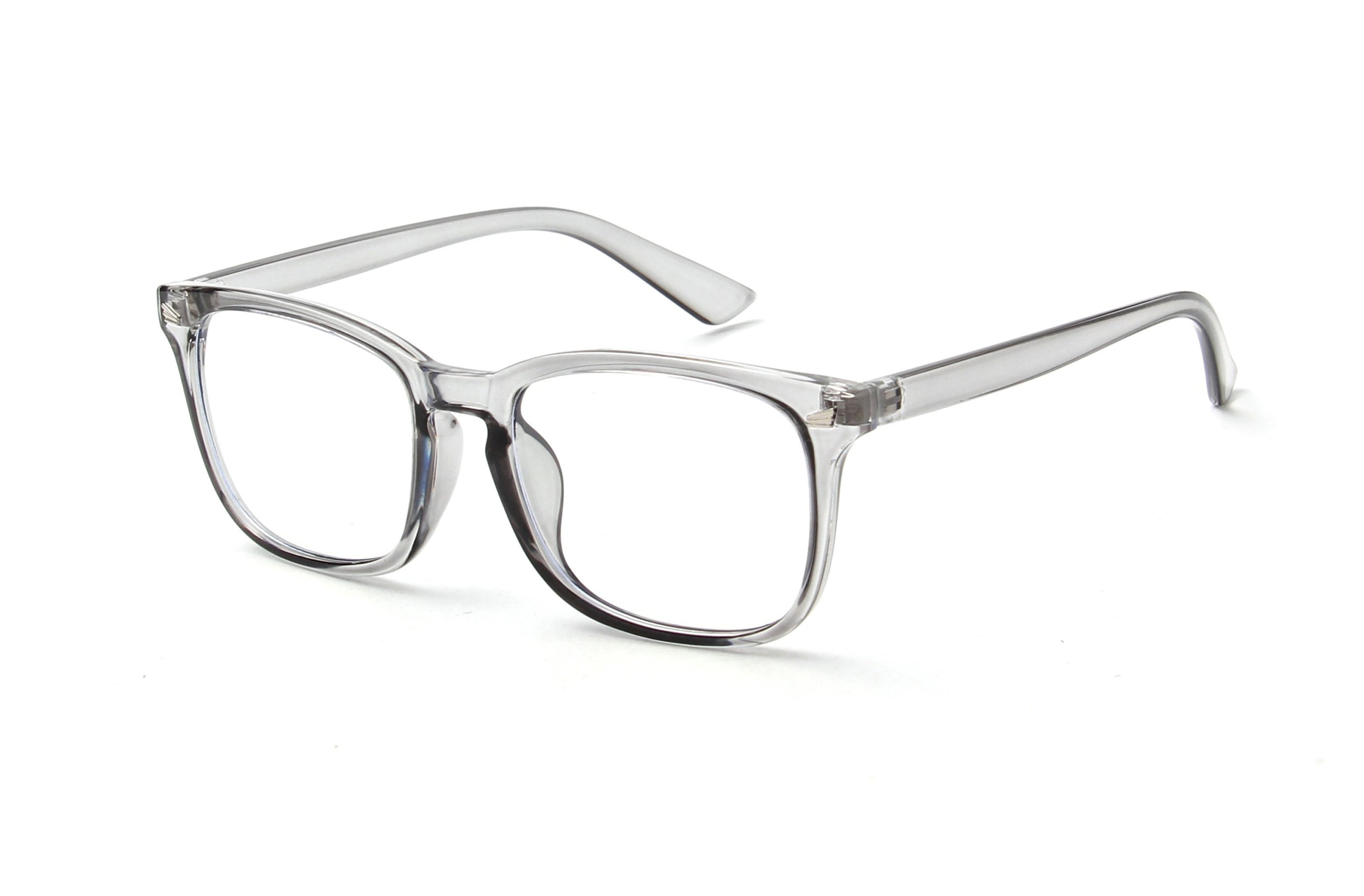 Venezia | Classic Rectangle Horn Rimmed Blue Light Blocker Glasses